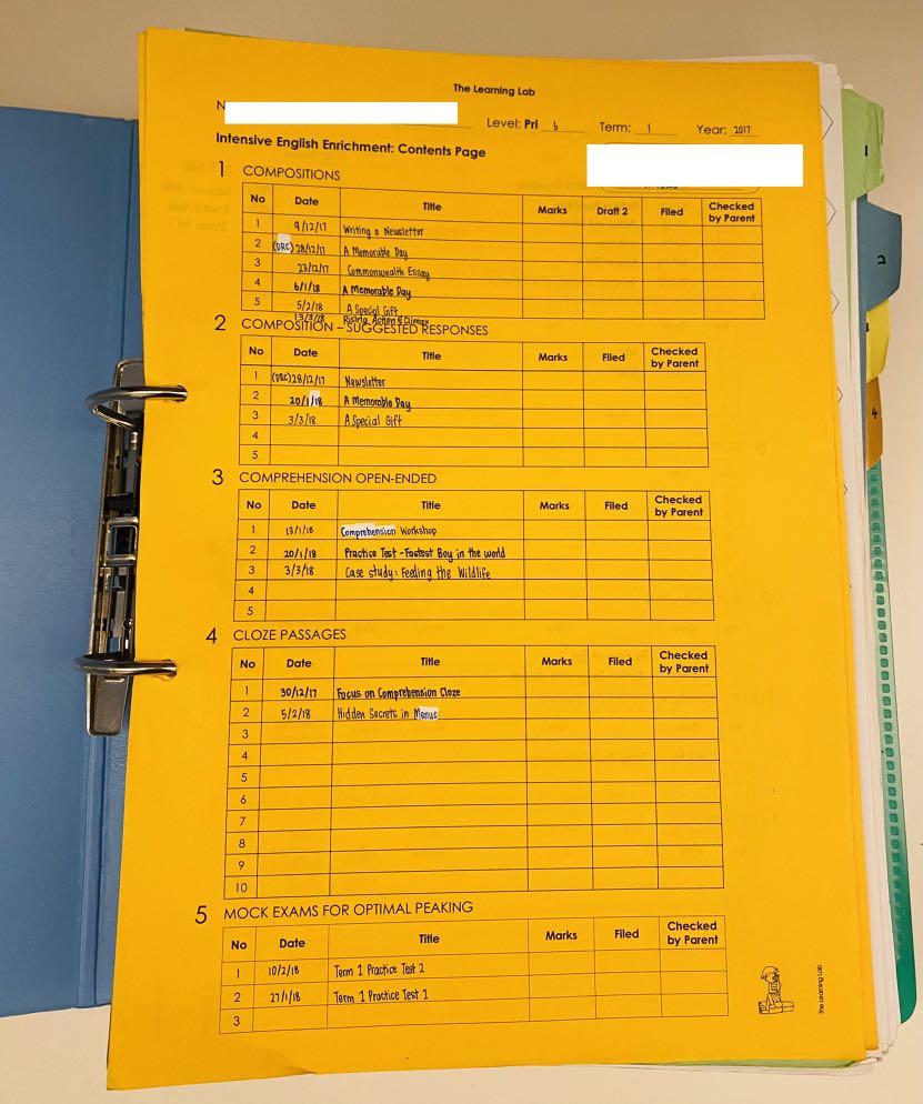 The Learning Lab P6 English notes, Hobbies & Toys, Books & Magazines