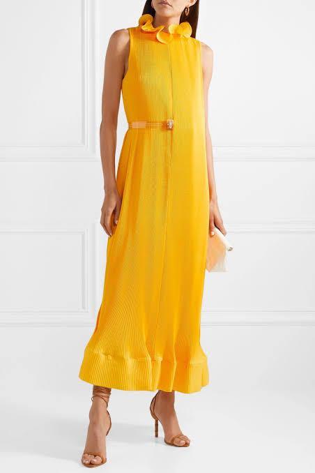Tibi pleated cheap dress