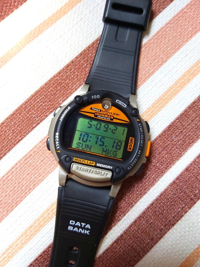 Timex datalink Ironman triathlon watches vintage