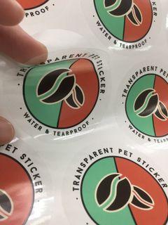 Transparent Stickers Printing Singapore