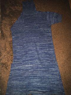 Turtle neck mididress