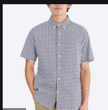 Uniqlo checkered polo store
