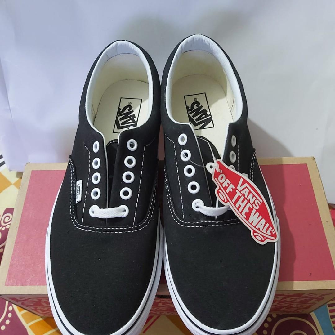 VANS ERA Black White CLASSIC ORIGINAL RESMI PT. NAVYA