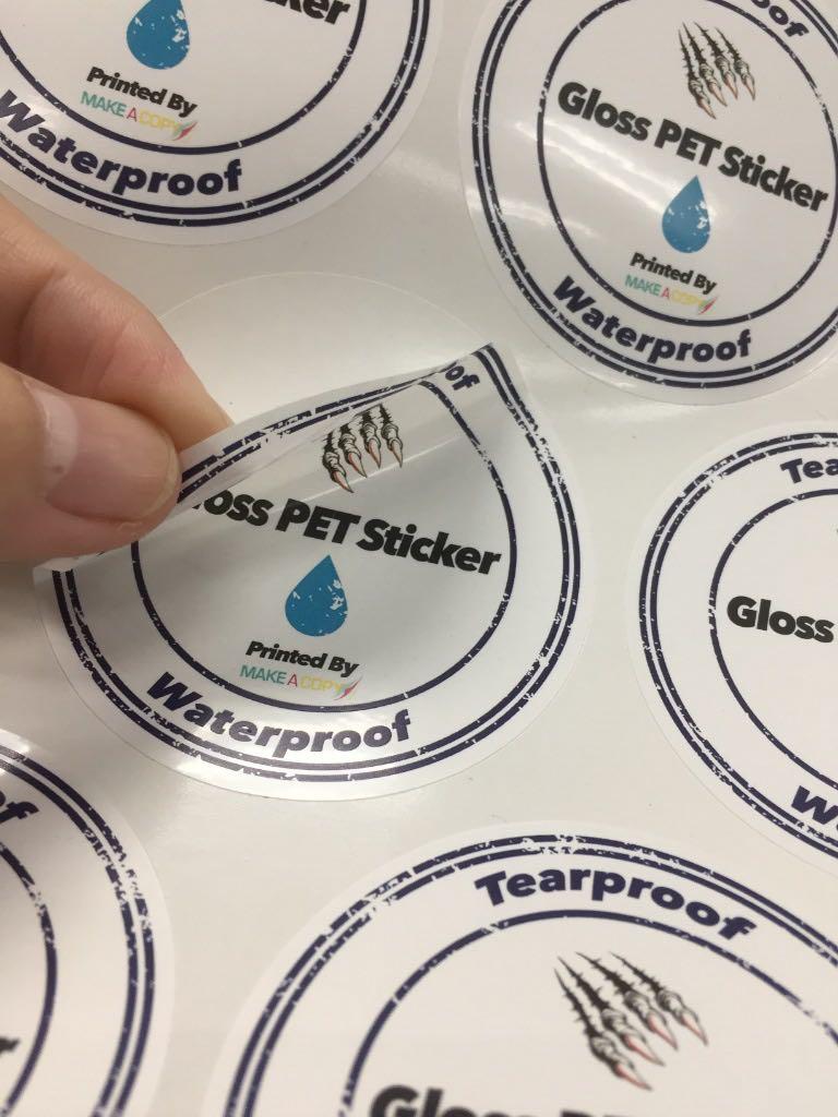 Waterproof PP Gloss Sticker/Label Printing (Kiss Cut & Die ...