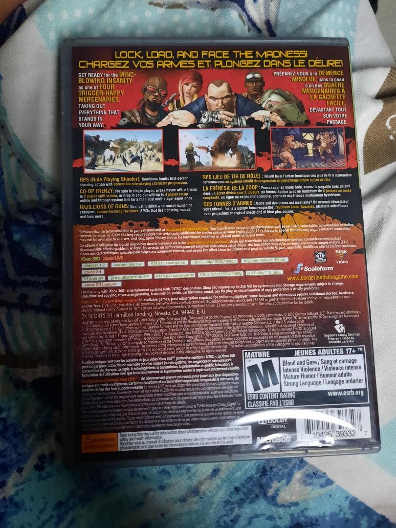 Xbox 360 BORDERLANDS Game (Category: Xbox) located in Cebu City. Submitted by sultrychicmary (Listing ID 1086796088, Image 2). Description: .