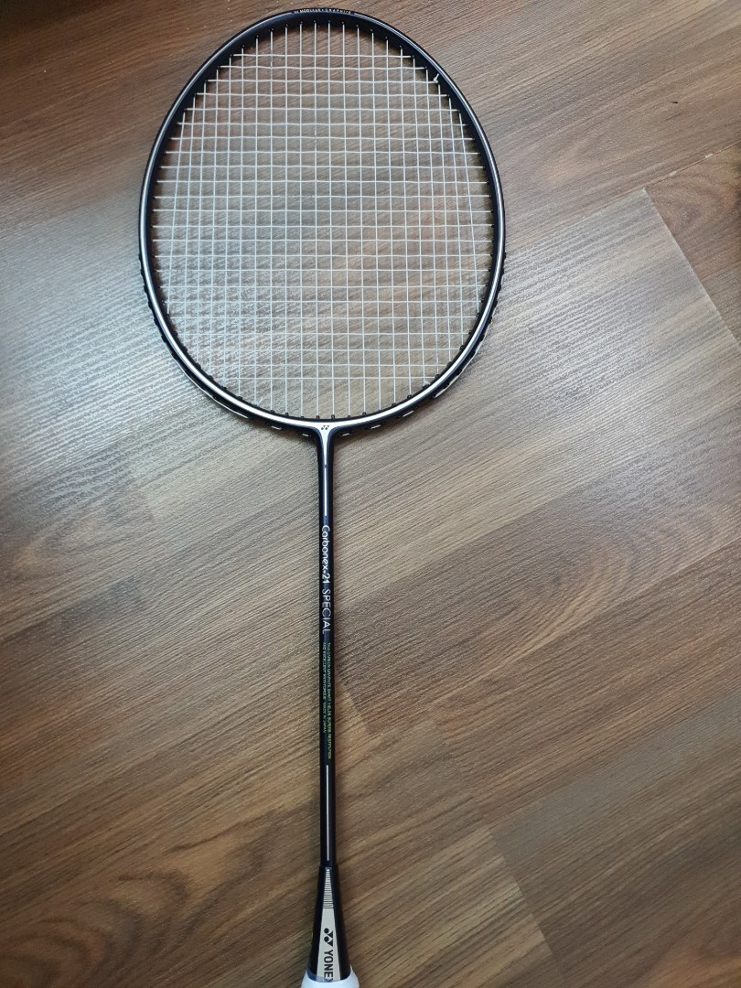 Yonnex Carbonex 21 Special Racket Sports Equipment Sports Games Racket Ball Sports On Carousell