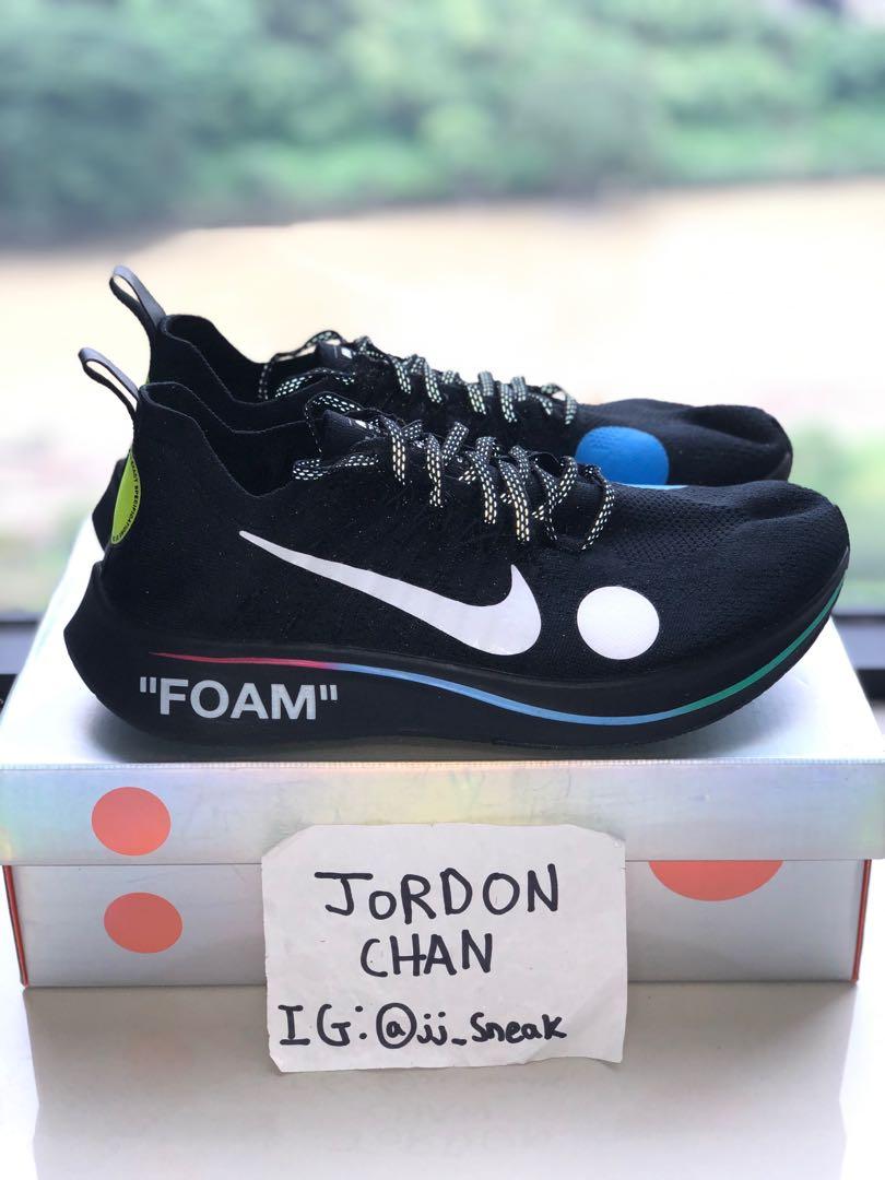 Nike zoom fly off white black legit check outlet