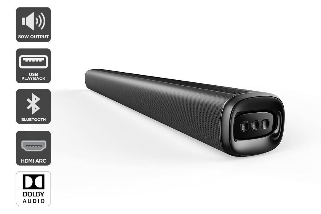 2.1 Kogan soundbar with built in Subwoofer, Audio, Soundbars, Speakers