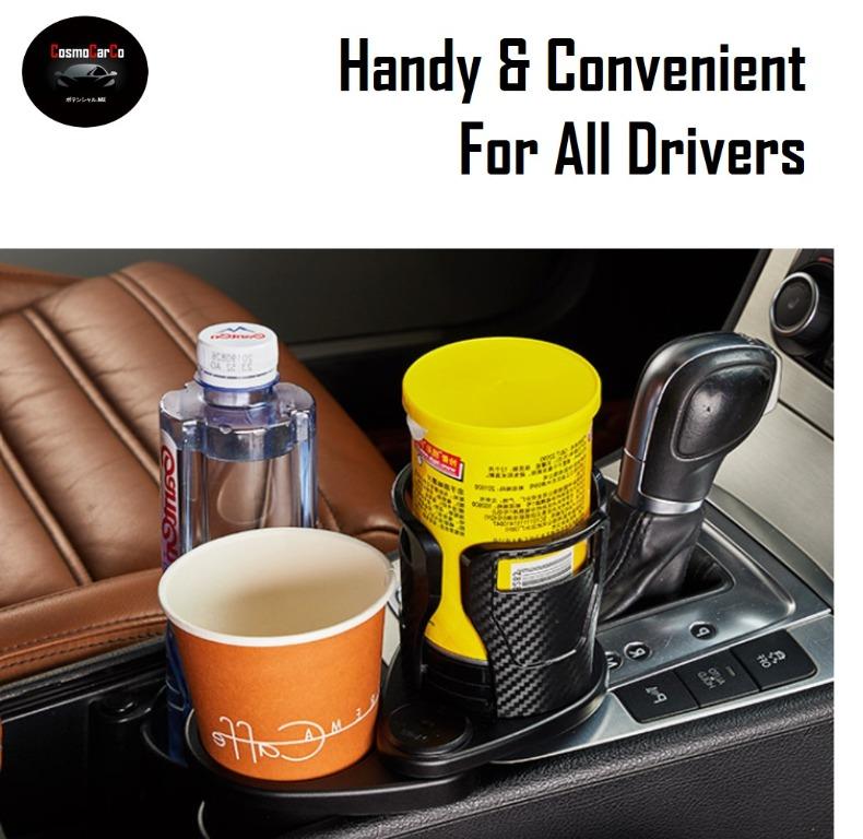 2 In 1 Vehicle-mounted Slip-proof Cup Holder 360 Degree Rotating Water