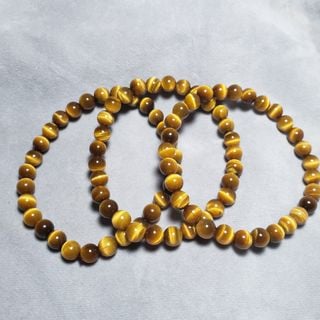 6mm簡約系🍃🍀黃虎眼石/虎眼石/晶石手串64185334093697110