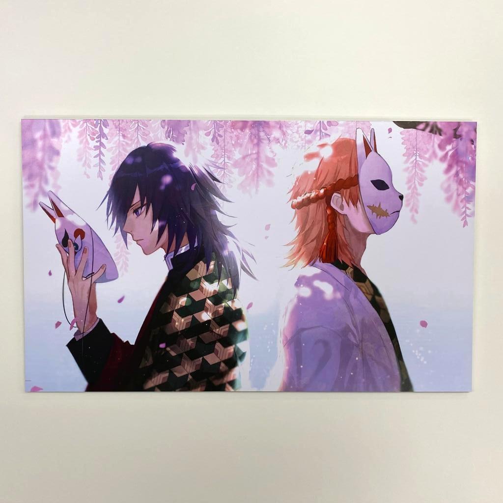 鬼滅の刃 柱展 描き下ろしイラスト 大判タオル（富岡義勇•錆兔） 鬼滅の刃 柱展 描き下ろしイラスト 大判タオル（富岡義勇•錆兔）