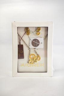 Aigner Jewelry Swarovski set - earrings and necklace