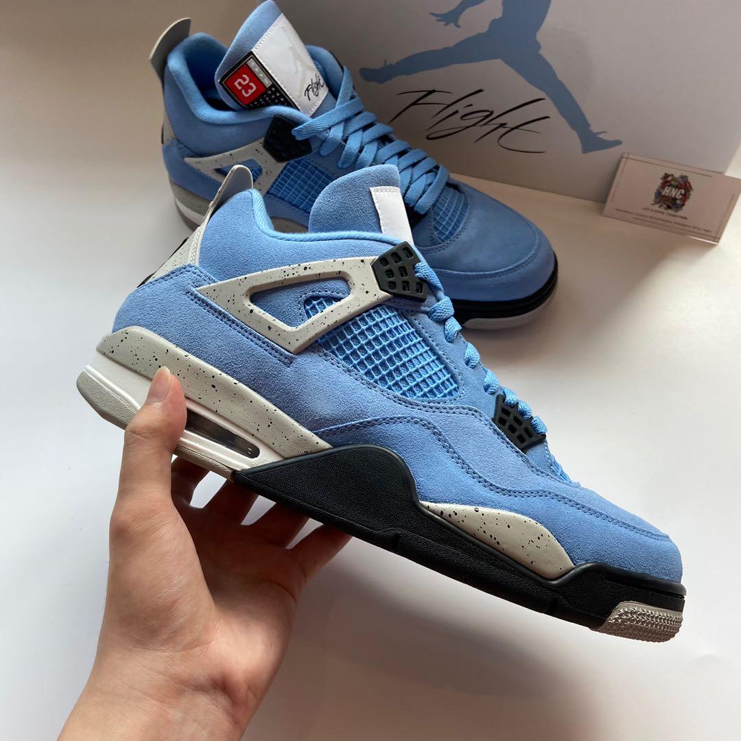 Air Jordan 4 University Blue NIKE AIR JORDAN AJ4 UNC Men s