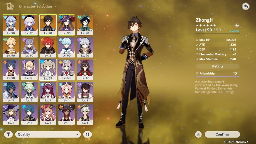 Genshin Impact Ar 56 Account No More Time To Play Video Gaming Gaming Accessories Game Gift Cards Accounts On Carousell