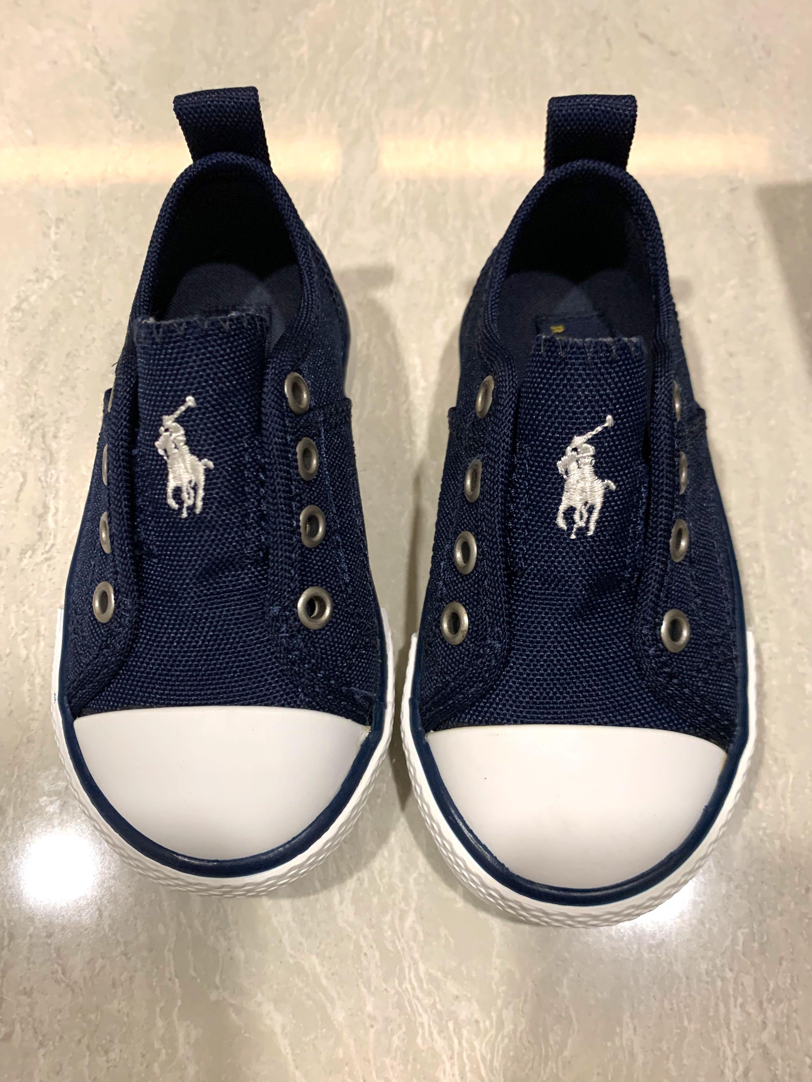 Ralph lauren canvas best sale shoes