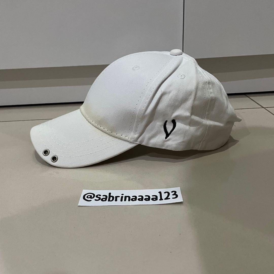 Baseball Cap Ring Cap White Hat Topi Warna Putih White