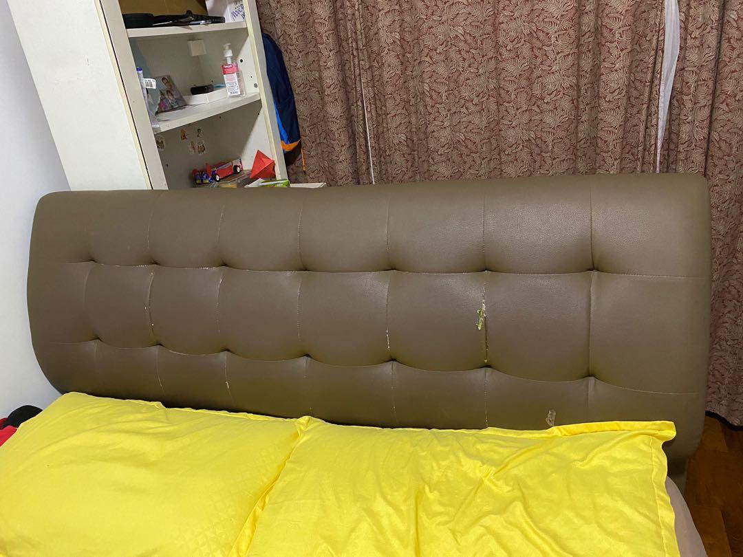 Bed frame with Mattress queen, Furniture & Home Living, Furniture, Bed