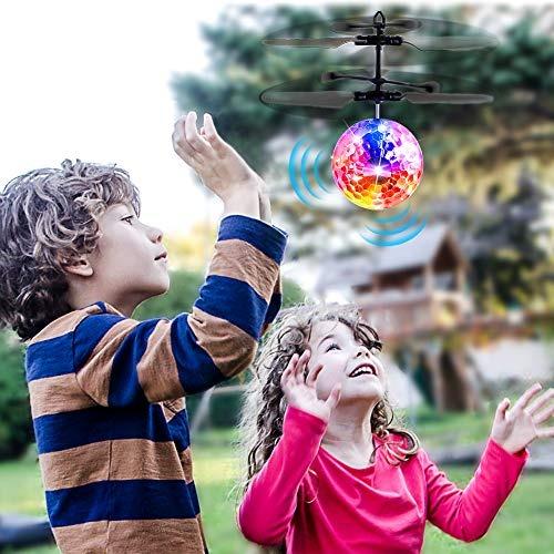 Betheaces Flying Ball Kids Toys RC Flying Hover Disco Ball Toy