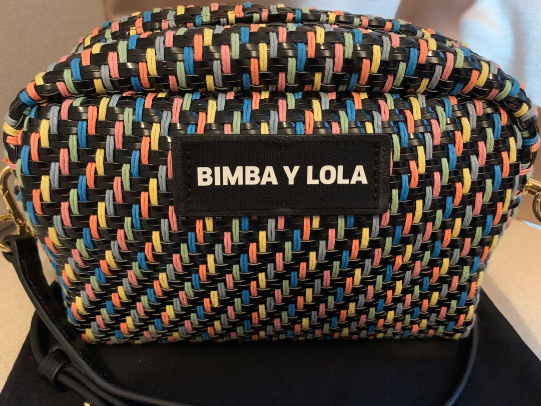 Bimba Y Lola woven bag in mint condition