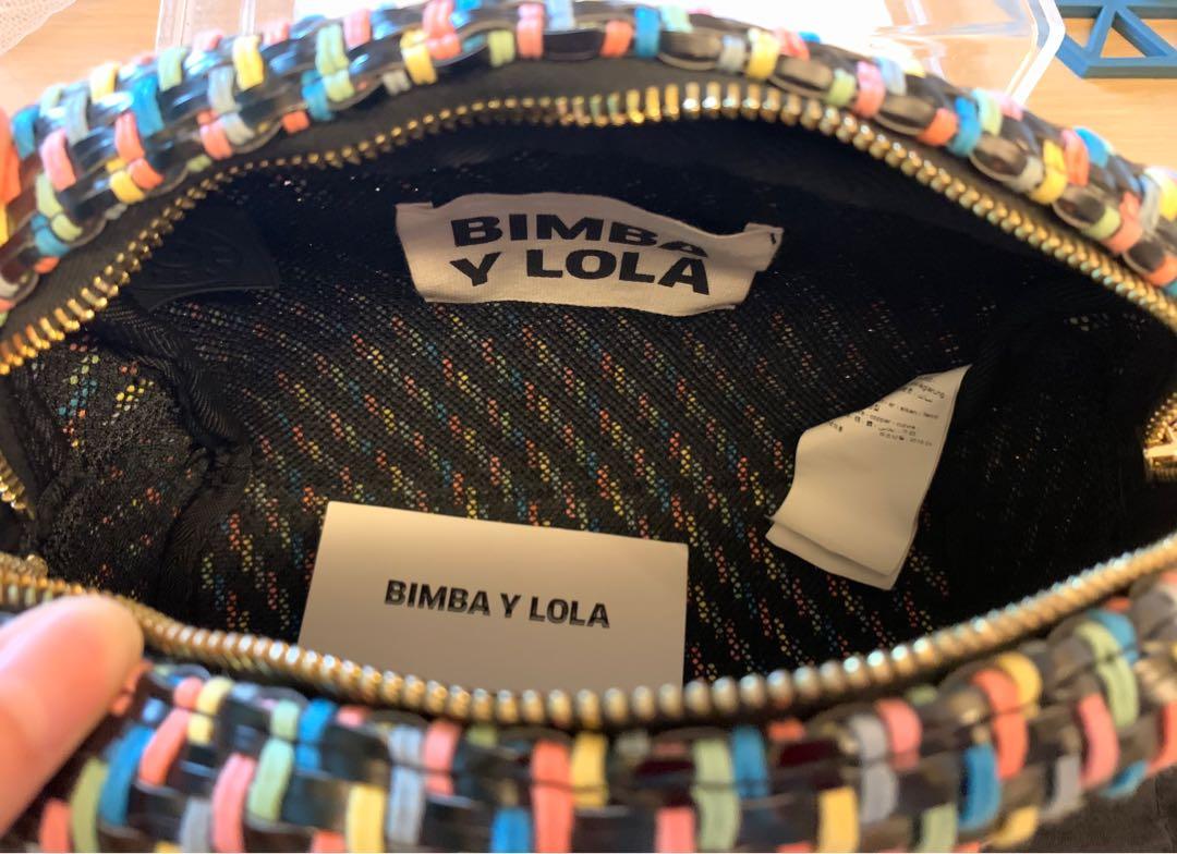 Bimba Y Lola woven bag in mint condition