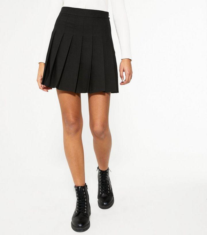 Black skirt tennis clearance
