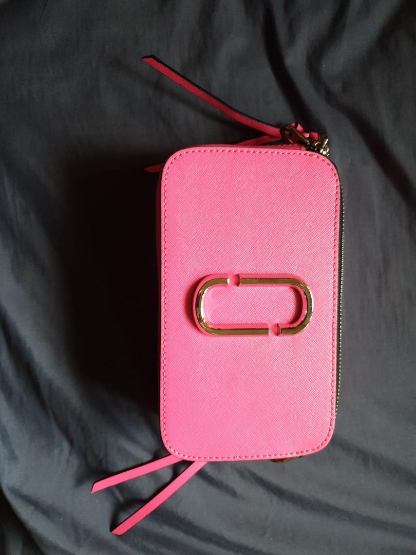 Bn marc jacobs mbmj snapshot sling bag handbag in hot pink
