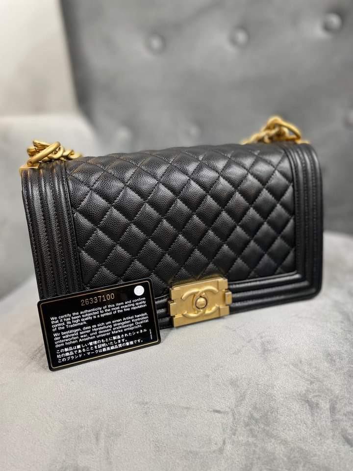 Chanel Leboy Old Medium Caviar Pink Gold Hardware – The Orange Box PH