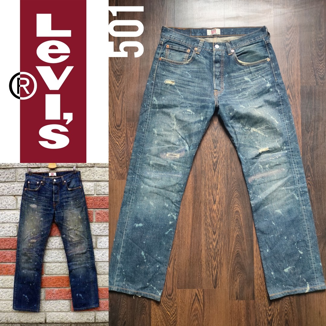 levis 501 distressed