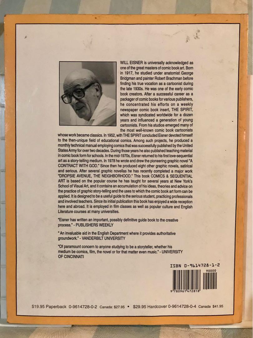 Comics & Sequential Art Expanded Edition by Will Eisner, with illustrations (Category: Comics & Manga) located in Pasig City. Submitted by zoraym (Listing ID 1087032801, Image 2). Description: Expanded Edition, as specified on front cover .