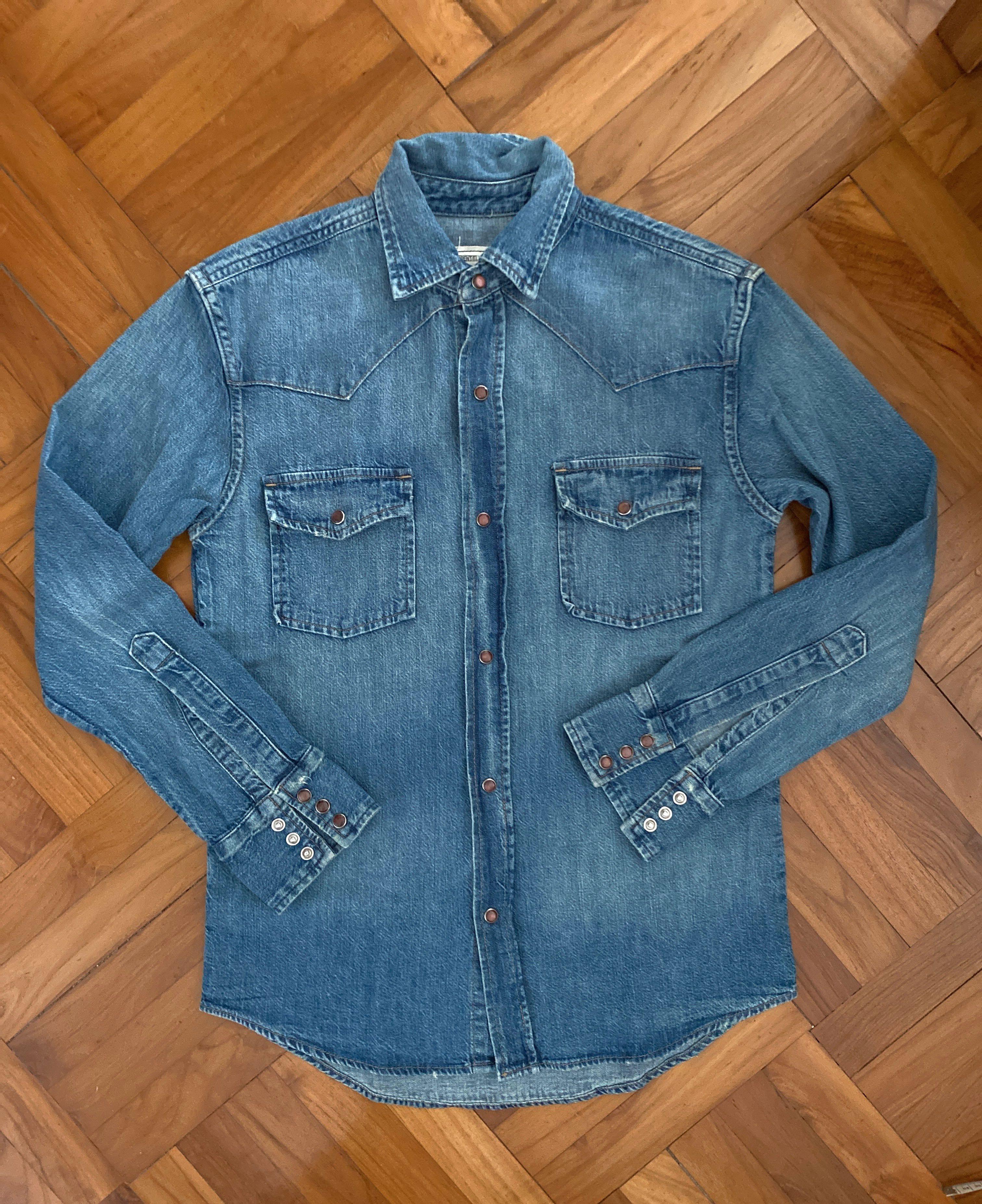 Current elliott denim shirt discount