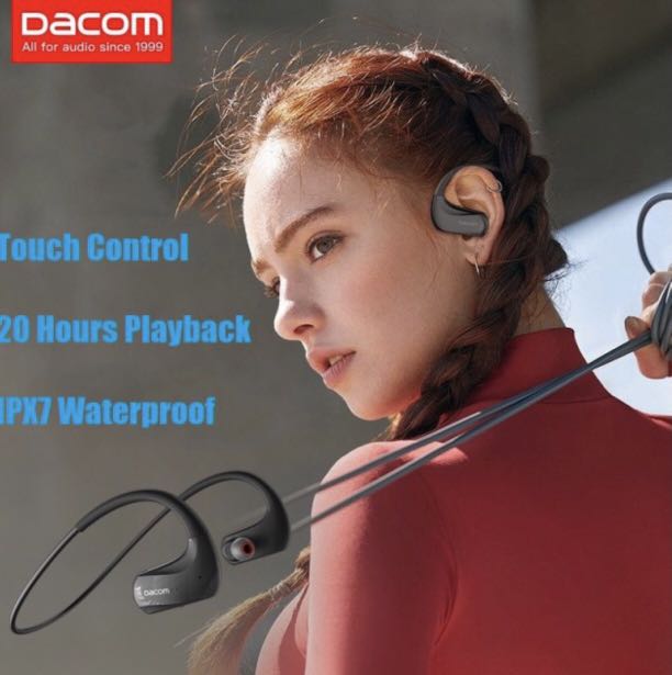 尖沙咀店取令你更放心！ 全新現貨！ Dacom 大康 G93 自由悅耳 任意曲折 頸掛式ipx7 防水運動藍牙耳機 Earphone of ...