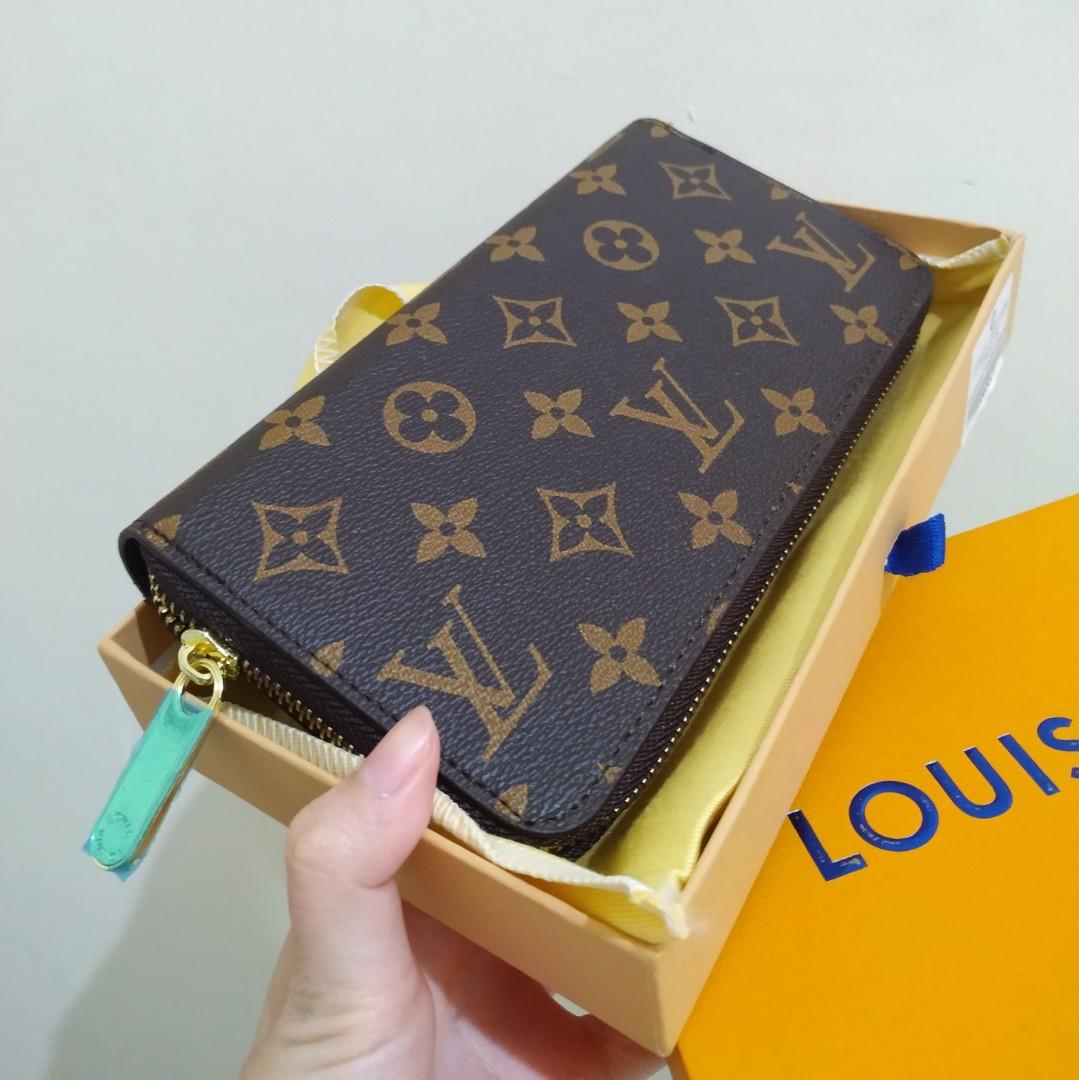 SALE Dompet Louis Vuitton LV Wanita Zipper Zip Around / LV Zippy Wallet  60017 Monogram, Fesyen Wanita, Tas & Dompet di Carousell