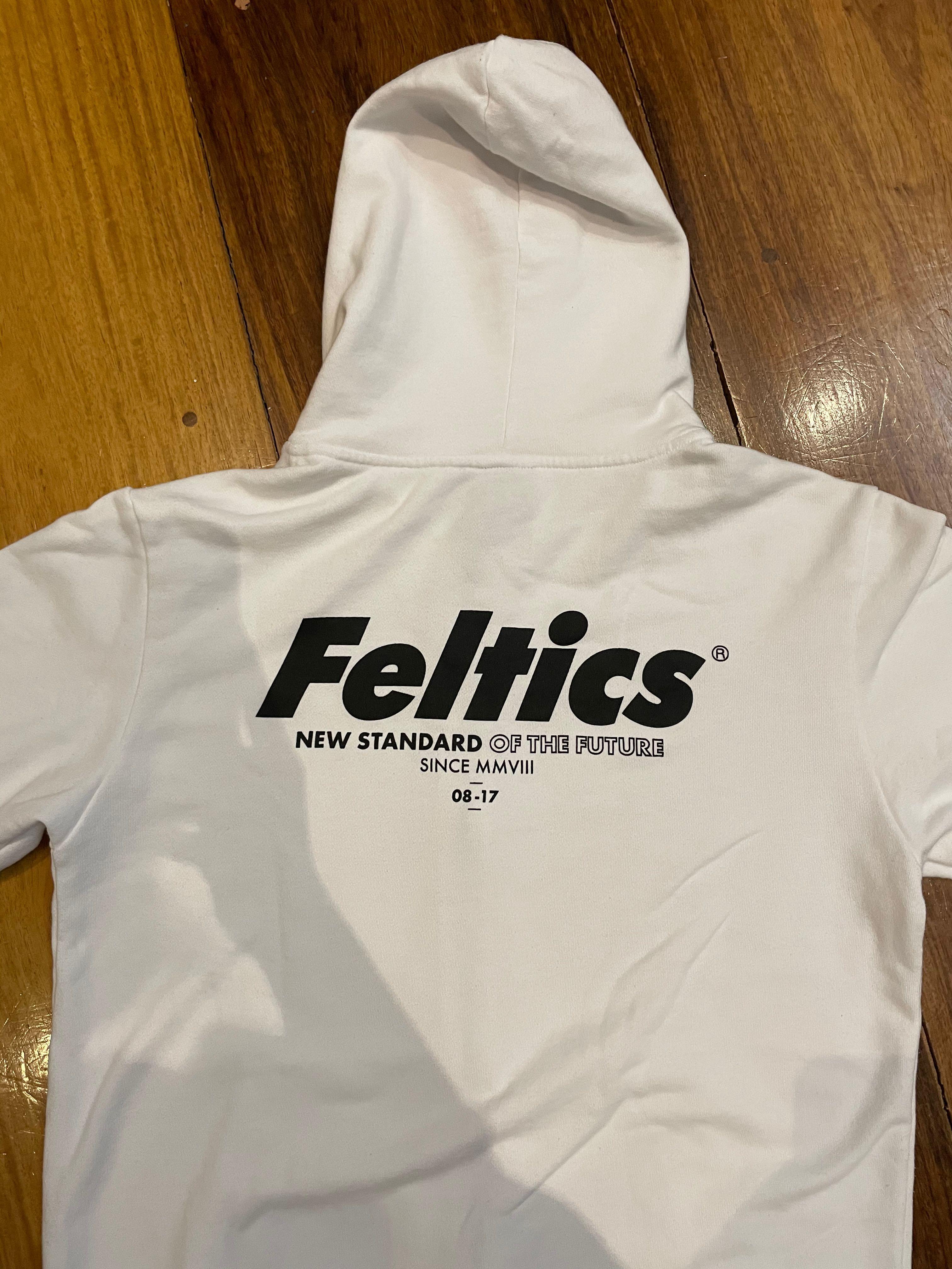 Feltics White Zip Up Jacket Men s Fashion Coats Jackets and Outerwear on Carousell