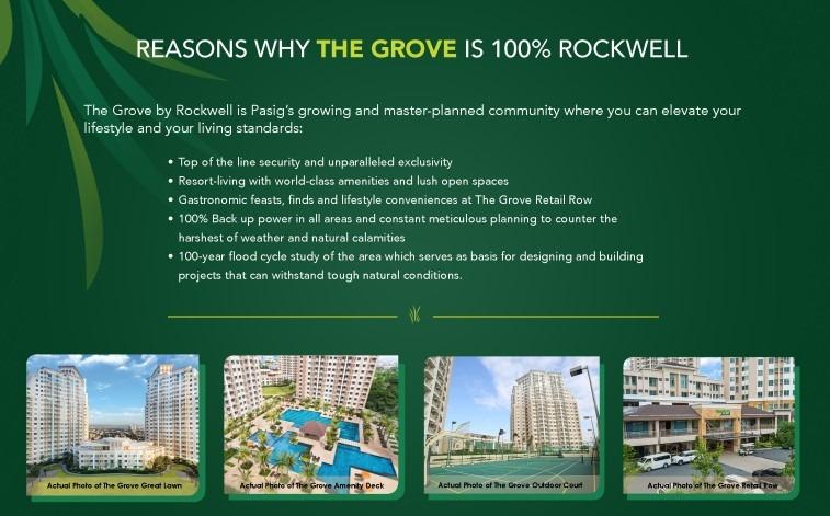 FOR RENT: The Grove by Rockwell Studio Unit (Category: Apartments & Condos) located in Pasig City. Submitted by csl088 (Listing ID 1086930812, Image 2). Description: Tower E Semi Furnished Studio Unit at The Grove by Rockwell located near Ortigas and Libis. Experience independence in your lifestyle choices, mobility, and leisure with accessible amenities within the area. Stay fit at The Grove’s gym, take a jog around the Great Lawn, or browse var