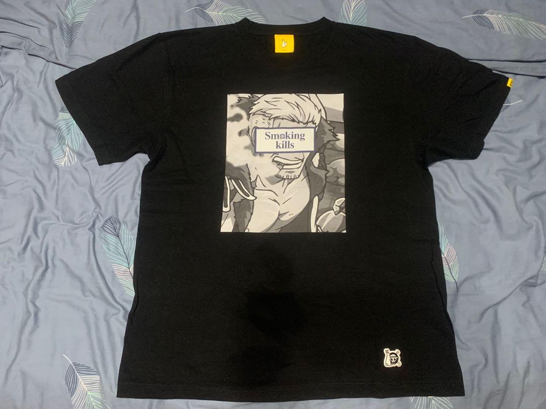 Fr2 Fxxking Rabbits X One Piece Smoker Smoking Kills Men S Fashion Tops Sets Tshirts Polo Shirts On Carousell