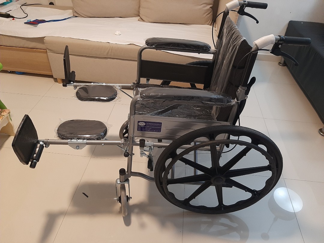 fracture wheelchair with elevated footrest Upgraded Wheel [PROMO