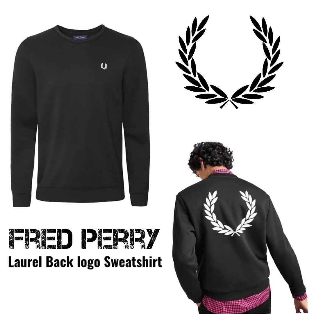 Fred Perry Laurel Wreath Big Logo Crew 