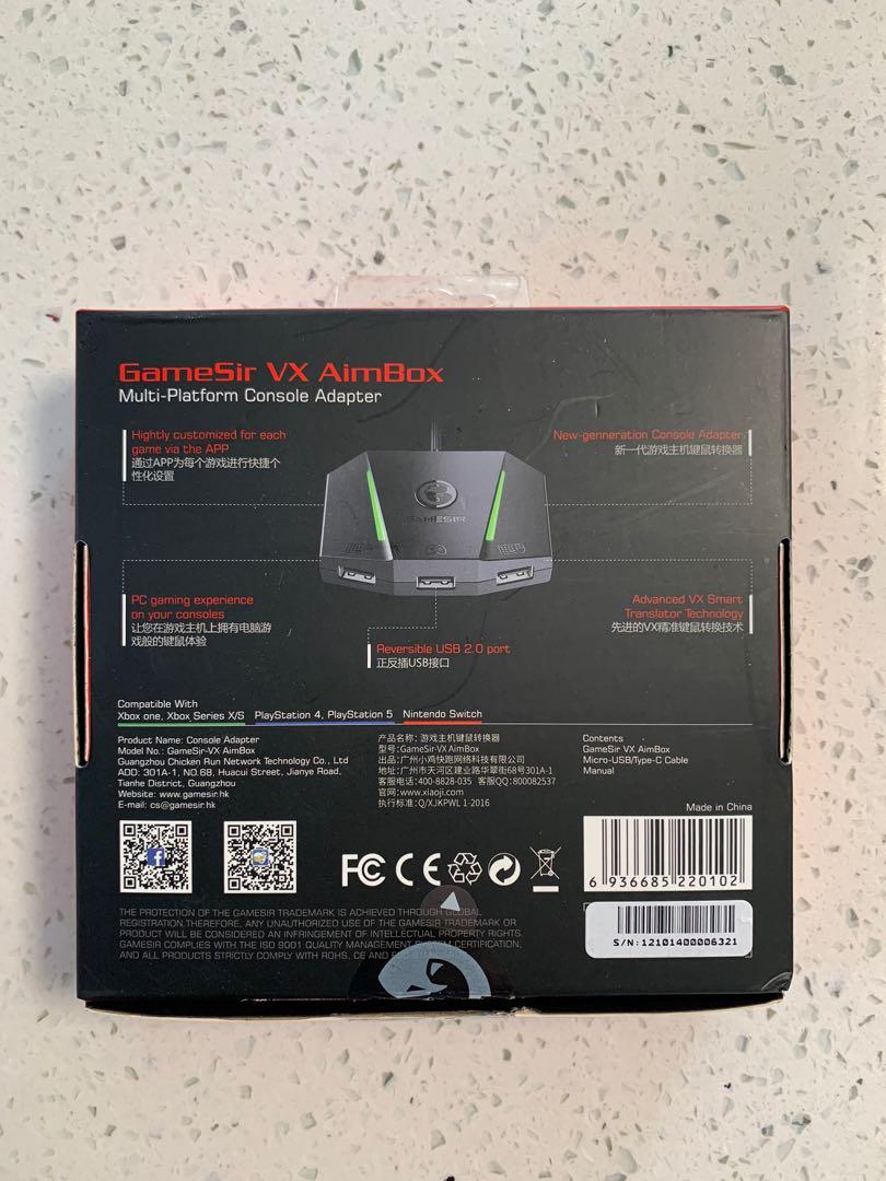 Gamesir Vx Aimbox Keyboard Mouse Converter For Gaming Consoles Computers Tech Parts Accessories Computer Keyboard On Carousell