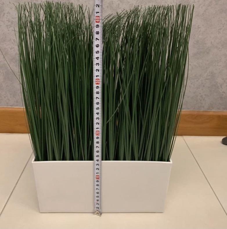 IKEA Artificial Grass in Rectangle Pot (FEJKA), Furniture & Home Living