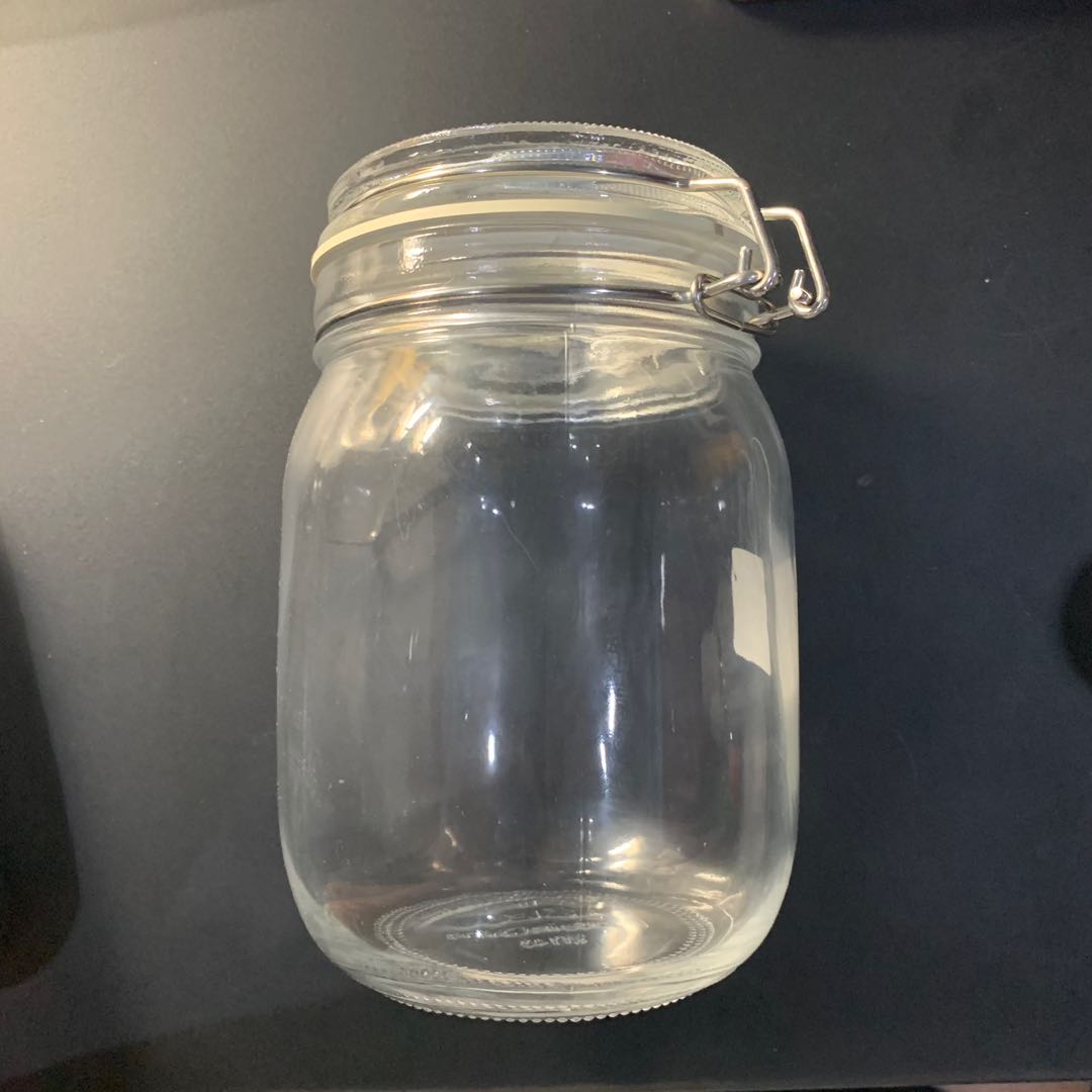 IKEA Glass Storage Mason Jar, Everything Else on Carousell