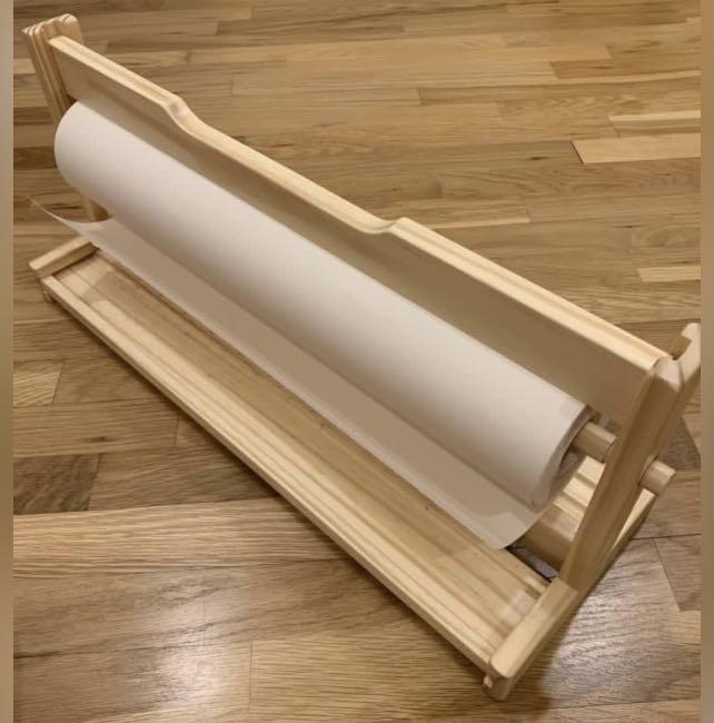 IKEA Paper Roll Holder c/w New Drawing Paper (30m), Hobbies & Toys