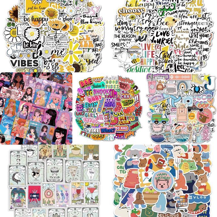 Various Themes / Anime Cartoon Movie Game Kids VSCO Meme INS Skateboard  Stickers | eBay