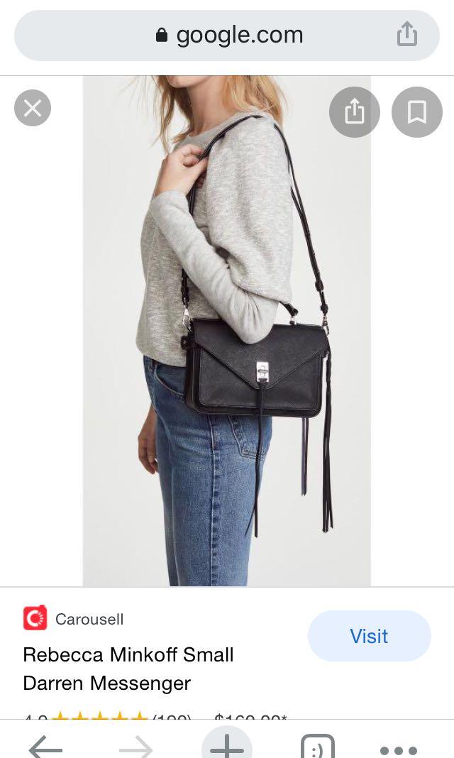 Rebecca minkoff darren small messenger bag on sale
