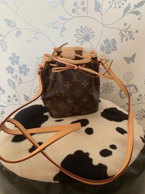 Louis Vuitton Nano Noe Pink in Coated Canvas with Gold-tone - US