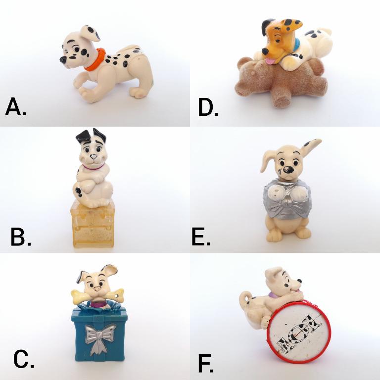 Mcdonalds Mcdo Happy Meal Disney 101 Dalmatian Vintage toys Collectible