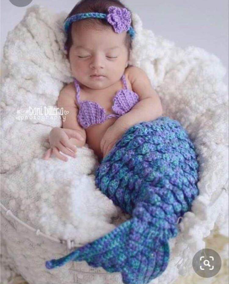 Mermaid store crochet outfit