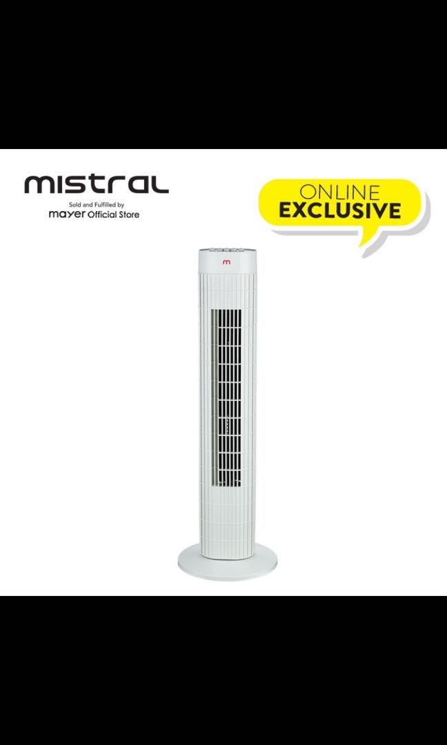 Mistral mechanical tower fan MFD300, Furniture & Home Living, Lighting