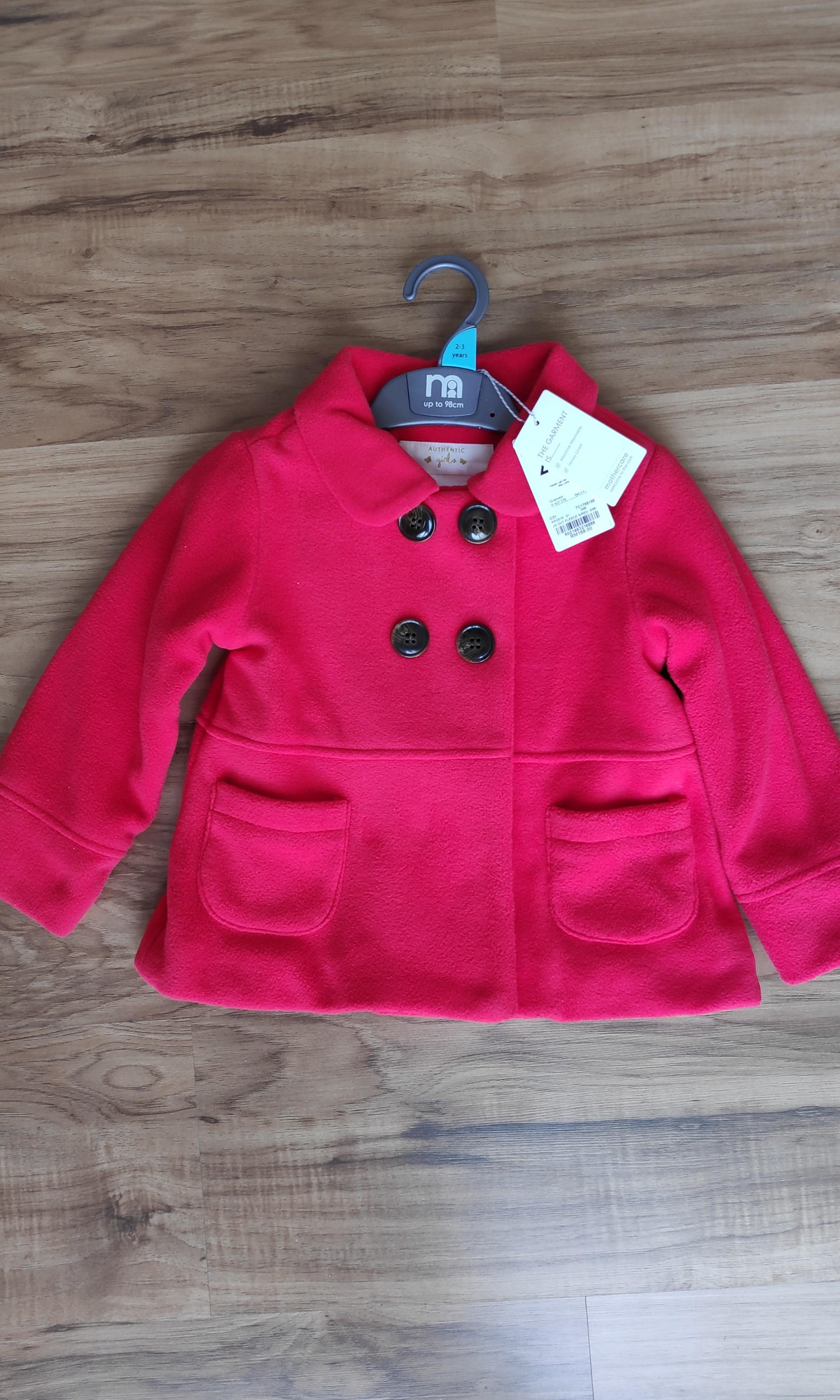 Mothercare red sale coat