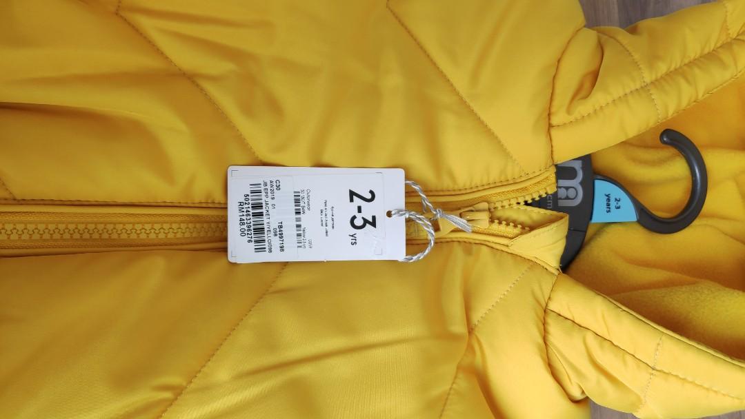 Mothercare yellow coat online