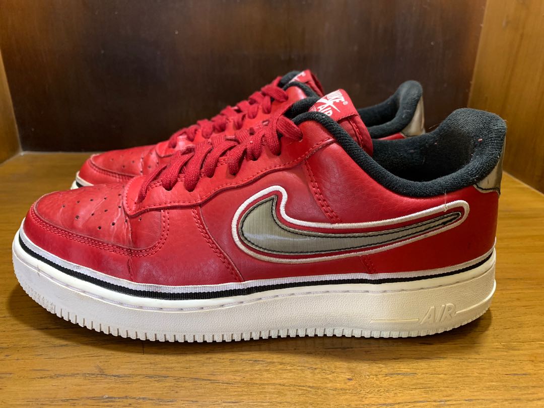 nike air force 1 nba red
